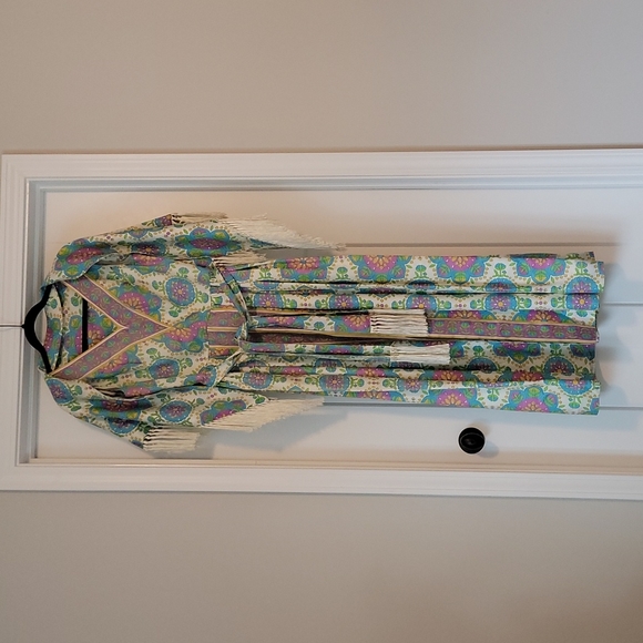 Vintage jack Marsee floral gown with shawl - Picture 2 of 14